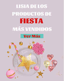 Lista de los productos de fiesta más vendidos