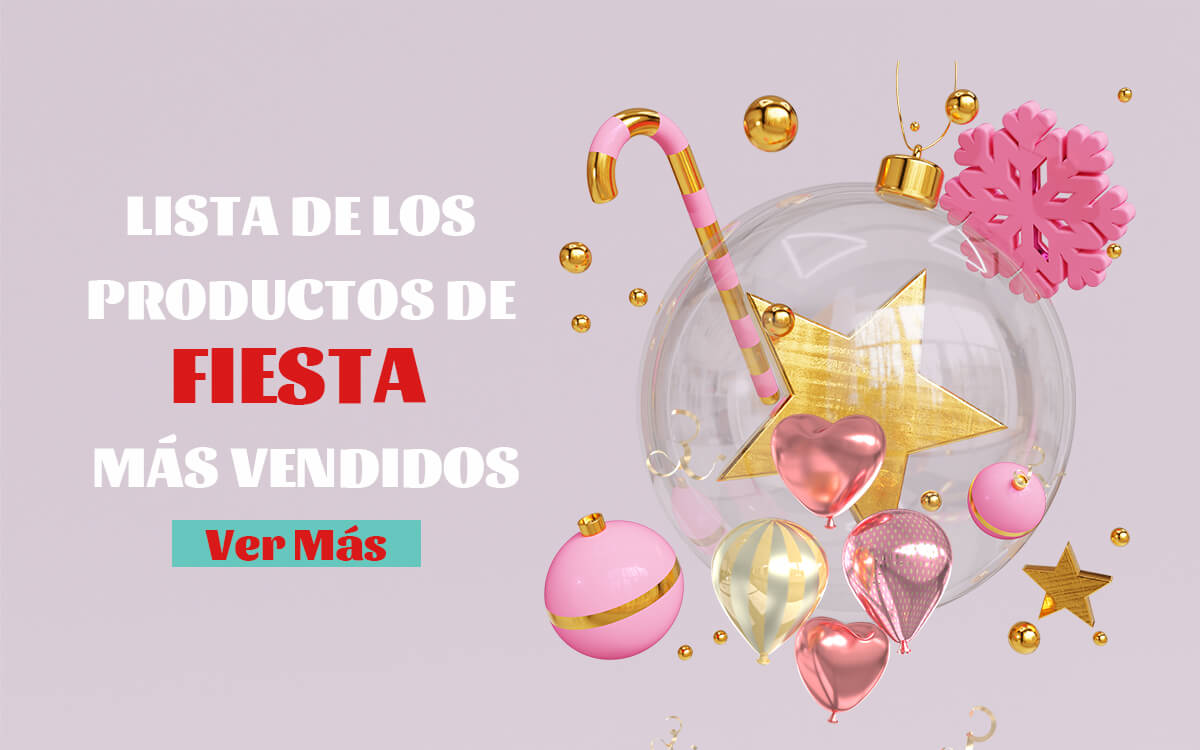 Lista de los productos de fiesta más vendidos